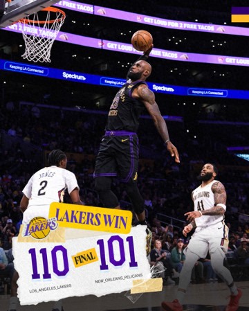 V站体育赛事-领先就敢出手关键球？东契奇27+10+7又创纪录 斯玛特心脏明显更大|湖人|三分球|马库斯-斯玛特|新奥尔良鹈鹕队|奥斯汀·里夫斯_新浪体育_新浪新闻